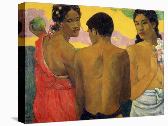 Three Tahitians by Paul Gauguin-Paul Gauguin-Premier Image Canvas