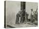 Three Workers Securing a Rivet, Empire State Building, 1931 (Gelatin Silver Print)-Lewis Wickes Hine-Premier Image Canvas