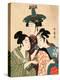 Three Young Men or Women, Between 1780 and 1806-Kitagawa Utamaro-Premier Image Canvas