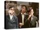 Three Young Newsboys Smoking, Saint Louis, Missouri, Usa, 1910 (Colouredphoto)-Lewis Wickes Hine-Premier Image Canvas