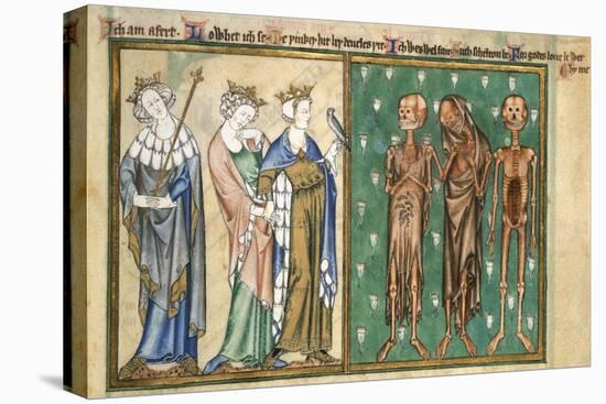 Three Youthful Kings Confronted by Three Skeletons-Madonna Master-Premier Image Canvas