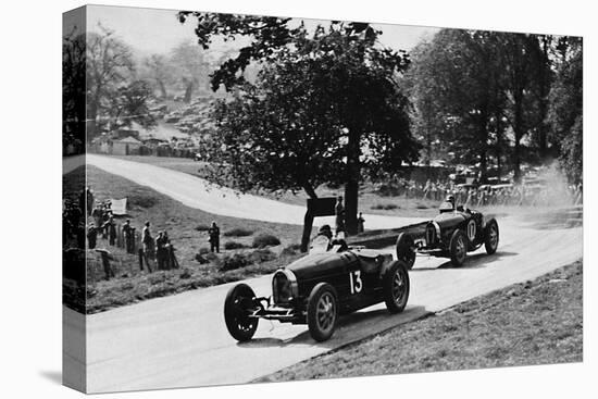 'Thrilling racing in rural England: Bugattis at Donington', 1937-Unknown-Premier Image Canvas