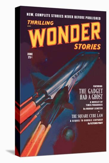 Thrilling Wonder Stories: Attack of the Ghost Fleet-null-Stretched Canvas