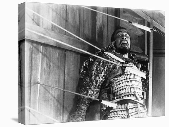 Throne of Blood (aka Kumonosu Jo), Toshiro Mifune, 1957-null-Stretched Canvas