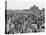 Throngs of People Crowding the Beach at the Resort and Convention City-Alfred Eisenstaedt-Premier Image Canvas