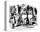 Through The Looking Glass-John Tenniel-Stretched Canvas