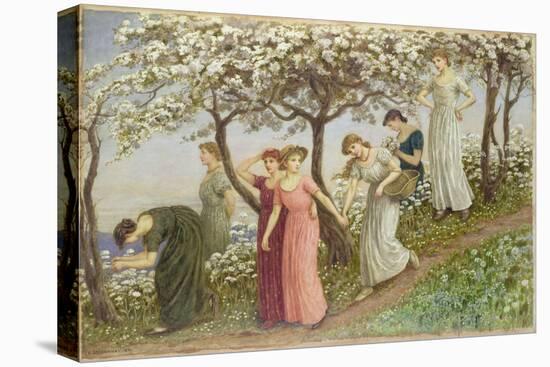 Through the White Flowers, 1891-Kate Greenaway-Premier Image Canvas