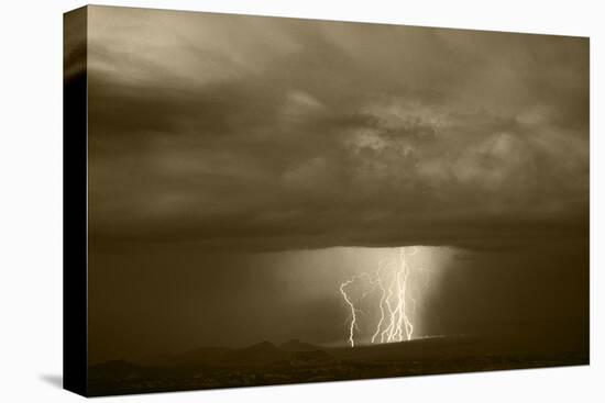 Thunderstorm over Cathedral Valley, Utah, USA-Scott T. Smith-Premier Image Canvas