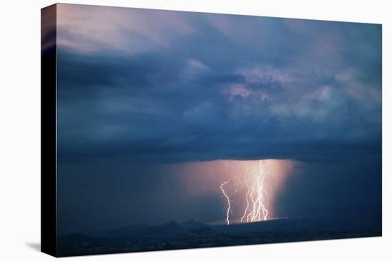 Thunderstorm over Cathedral Valley, Utah, USA-Scott T. Smith-Premier Image Canvas