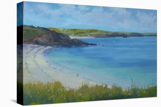 Thurlestone Beach, Calm Summer Day , 2016-Jennifer Wright-Premier Image Canvas