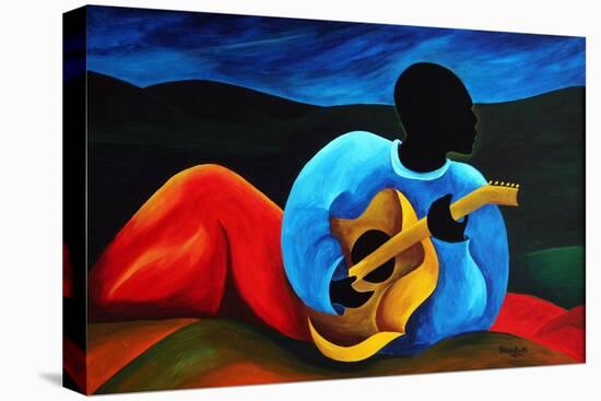 Ti-Jean le guitariste, 2008-Patricia Brintle-Premier Image Canvas