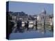 Tiber River and St. Peter's Basilica-Merrill Images-Premier Image Canvas