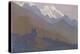 Tibet, Himalayas, 1936 (Tempera on Cardboard)-Nicholas Roerich-Premier Image Canvas