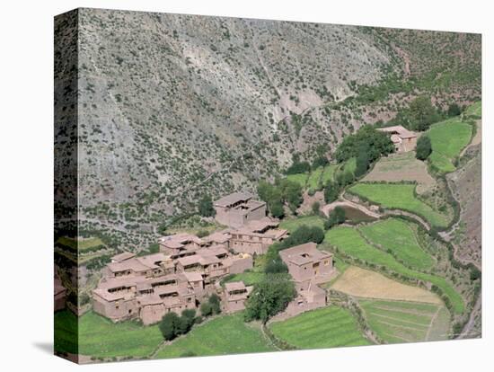 Tibetan Arable Farmers Villages, Qamdo, Tibet, China-Occidor Ltd-Premier Image Canvas