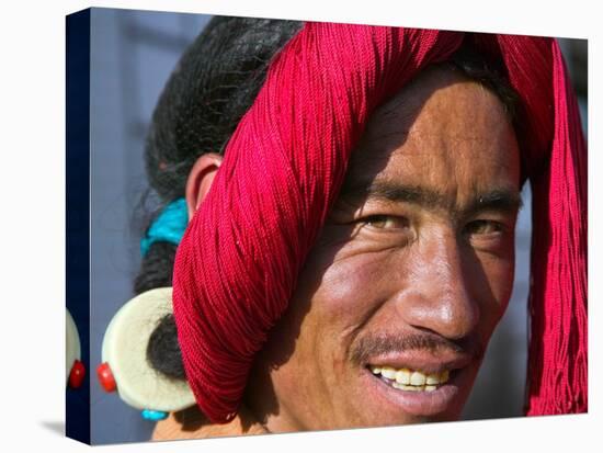 Tibetan Man, Tibet, China-Keren Su-Premier Image Canvas