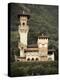 Ticino, Lake Lugano, Lugano, Lakefront Villa, Paradiso, Switzerland-Walter Bibikow-Premier Image Canvas