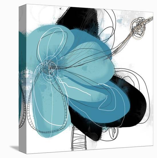 Tiffany Blue Floral Three-Jan Weiss-Stretched Canvas