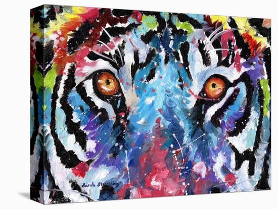 Tiger Eyes-Sarah Stribbling-Stretched Canvas