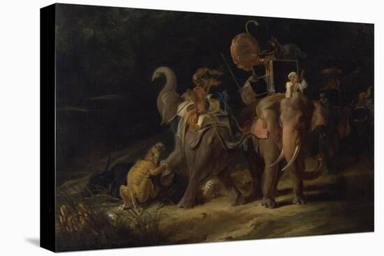 Tiger Hunting in the East Indies, 1798-Thomas Daniell-Premier Image Canvas