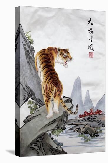 Tiger, Japanese-null-Premier Image Canvas