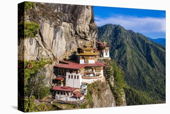 Tiger-Nest, Taktsang Goempa Monastery Hanging in the Cliffs, Bhutan-Michael Runkel-Premier Image Canvas