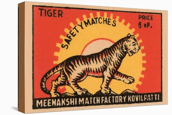 Tiger Safety Matches-null-Stretched Canvas