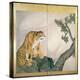 Tiger Screen, Japanese, 1781 (Ink, Colour and Gold on Paper)-Maruyama Okyo-Premier Image Canvas