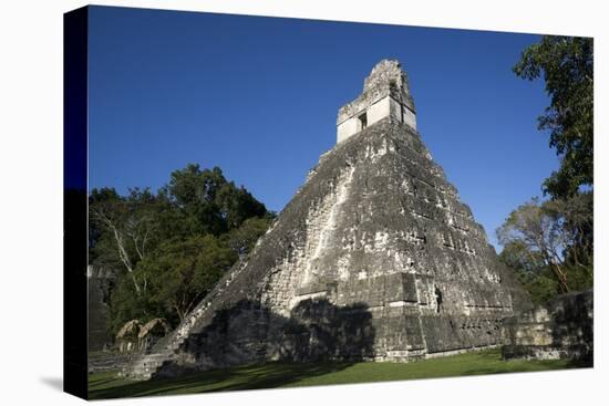 Tikal temple 1, Pre-Columbian Maya civilisation, Tikal, UNESCO World Heritage Site, Guatemala-Peter Groenendijk-Premier Image Canvas