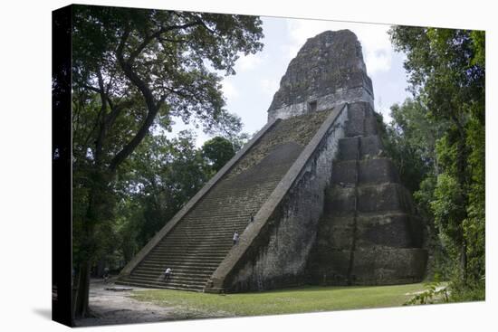 Tikal Temple 5, pre-Colombian Maya civilisation, Tikal, UNESCO World Heritage Site, Guatemala-Peter Groenendijk-Premier Image Canvas