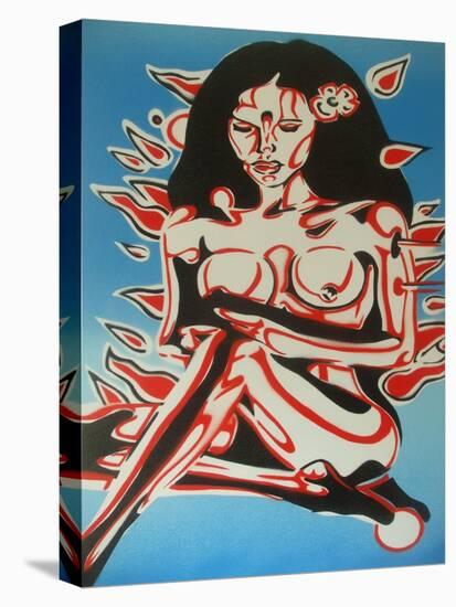 Tiki Girl-Abstract Graffiti-Premier Image Canvas