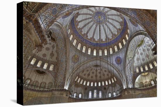 Tile Work in the Blue Mosque, Istanbul Old City, Turkey-Darrell Gulin-Premier Image Canvas