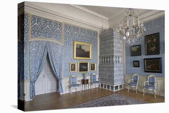 Tiled Stove in Room in Rundale Palace (1736-1768)-null-Premier Image Canvas