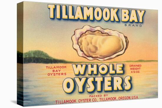 Tillamook Bay Whole Oysters-null-Stretched Canvas