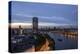 Tilt Shift Lens Effect Image of the River Thames from the Top of Riverwalk House, London, England-Alex Treadway-Premier Image Canvas
