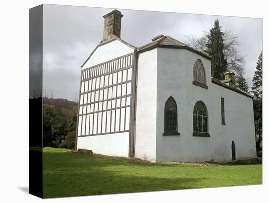 Timber-Framed Black and White House, 18th Century-CM Dixon-Premier Image Canvas