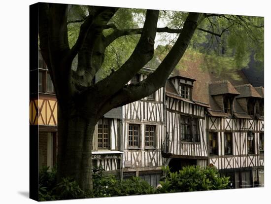 Timber-Framed Houses in the Restored City Centre, Rouen, Haute Normandie (Normandy), France-Pearl Bucknall-Premier Image Canvas