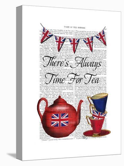 Time for Tea-Fab Funky-Stretched Canvas