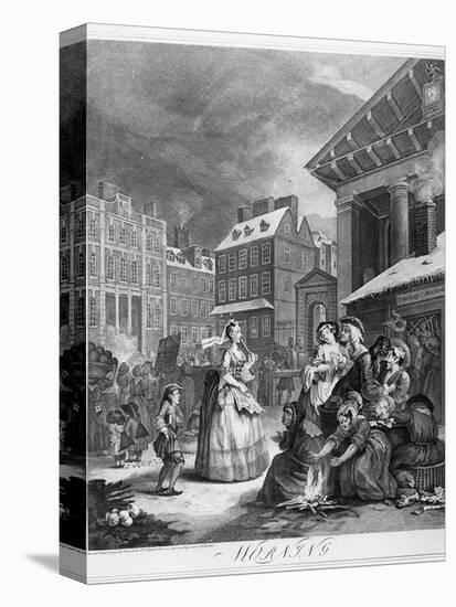 Times of the Day, Morning, 1738-William Hogarth-Premier Image Canvas