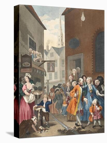 Times of the Day: Noon, Illustration from 'Hogarth Restored: the Whole Works of the Celebrated…-William Hogarth-Premier Image Canvas