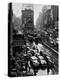 Times Square During a President Franklin D. Roosevelt Speech Transmission, New York, 1941-null-Premier Image Canvas