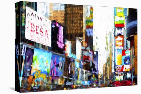 Times Square III - In the Style of Oil Painting-Philippe Hugonnard-Premier Image Canvas