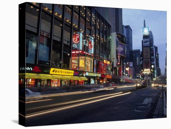 Times Square, Looking North, Dusk, NYC-Barry Winiker-Premier Image Canvas