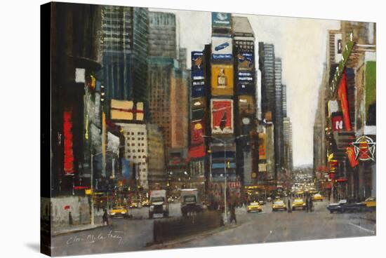 Times Square, New York-Clive McCartney-Stretched Canvas