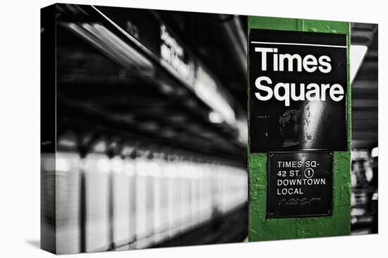 Times Square Subway Green-Susan Bryant-Premier Image Canvas