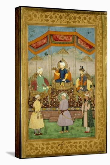 Timur Handing the Imperial Crown to Babur, India-Govardhan-Premier Image Canvas