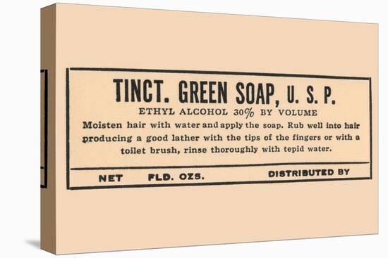 Tincture of Green Soap-null-Stretched Canvas