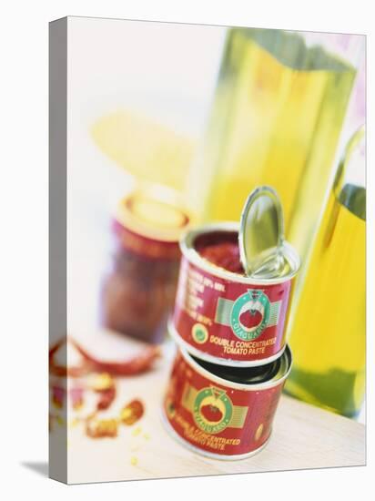 Tinned Tomato Paste and Olive Oil-Peter Medilek-Premier Image Canvas