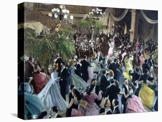 Tinted Still Depicting a Ballroom Scene from the Film 'Au Bonheur Des Dames' by Andre Cayatte-null-Premier Image Canvas