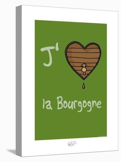 Tipe taupe - J'aime la Bourgogne-Sylvain Bichicchi-Stretched Canvas