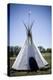 Tipi with American Flag, Uintah and Ouray Indian Reservation, Utah-Angel Wynn-Premier Image Canvas